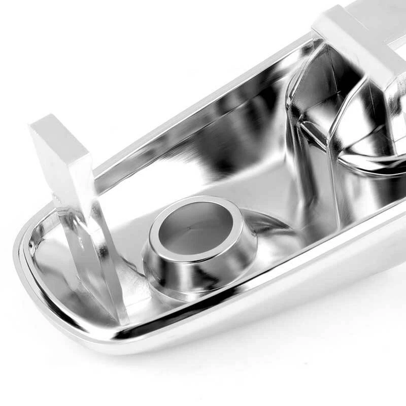 Tapa de cilindro de bloqueo de manija de puerta exterior cromada delantera izquierda para Ford Flex Lincoln MKX Foto 4 de 4