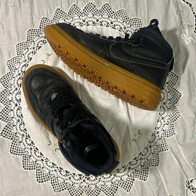 Nike Air Force 1 Black 10.5 High Top Gore-Tex Boots