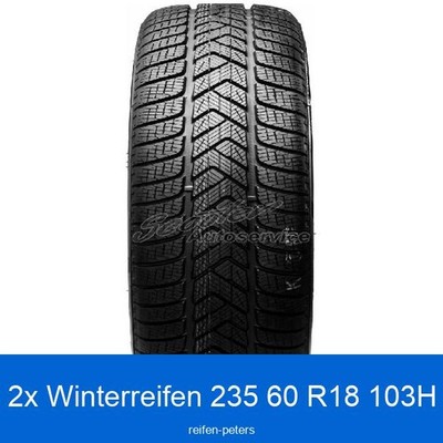 2-er Satz 235/60 R18 103H Winterreifen Pirelli Scorpion Winter 3PMSF MO id62890