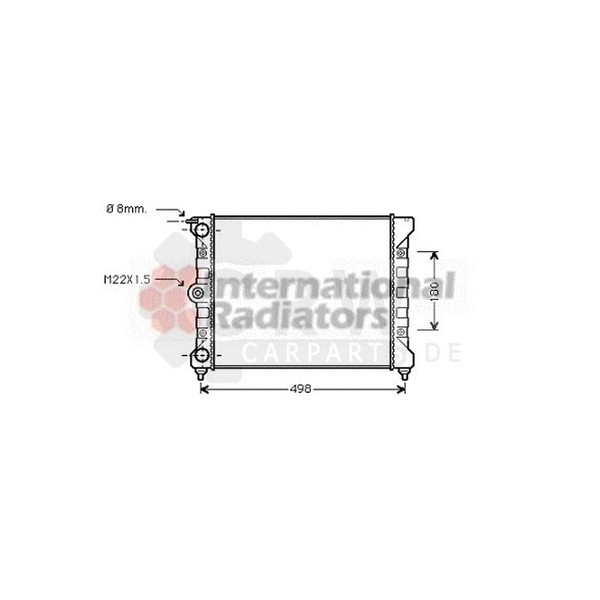 KüHler MotorküHlung FüR VW Golf II 1.3 Jetta I-image
