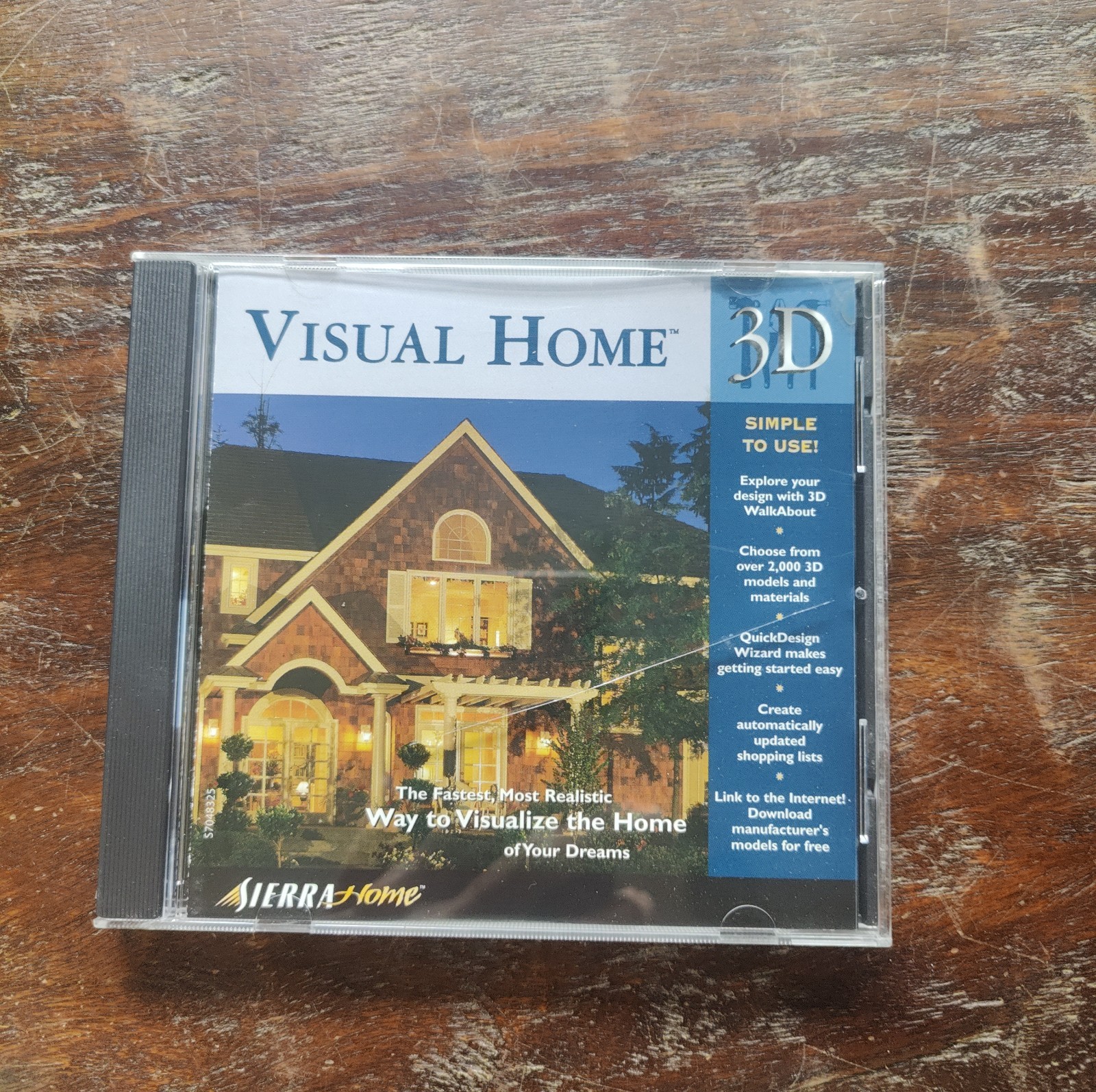 Sierra Home Visual Home CD-ROM - New - out of shrink-wrap
