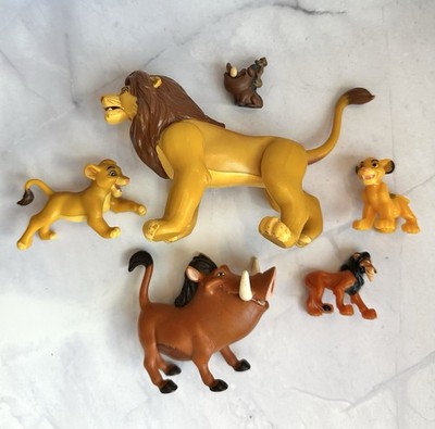 Disney Lion King Figure Lot Simba Mufasa Scar Timon Pumba Toy Set
