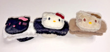3 SANRIO HELLO KITTY DOUBLE SIDED PLUSH HAIR CLAW CLIP BARRETTE NEW