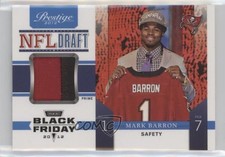2012 Playoff Prestige Black Friday Prime Mark Barron #7 Rookie RC
