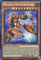 Machina Metalcruncher MP21-EN094 Prismatic Secret Rare 1st Edition