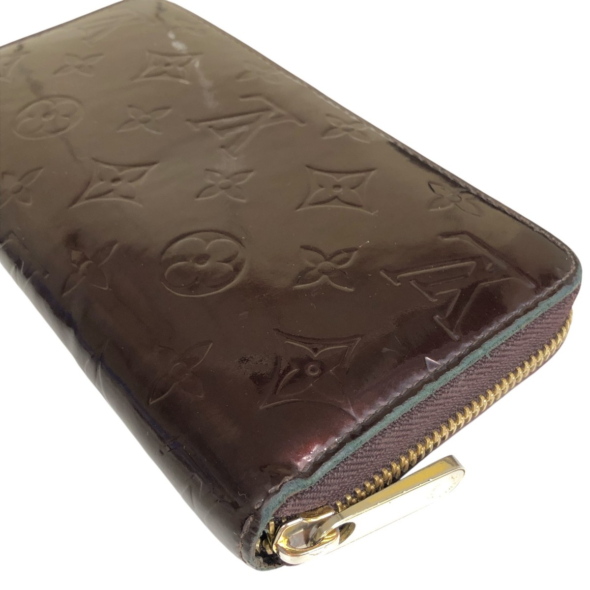Auth Louis Vuitton Zippy Wallet Long Wallet Monogram Vernis M93522