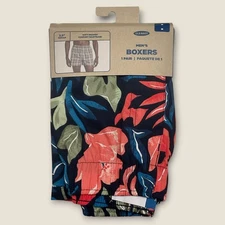 Old Navy Men’s Boxer Shorts 3.75” Inseam Tropical Flower Size Small M L XXL