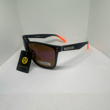Biohazard Mirrored Sunglasses Men  s UV400 Protection