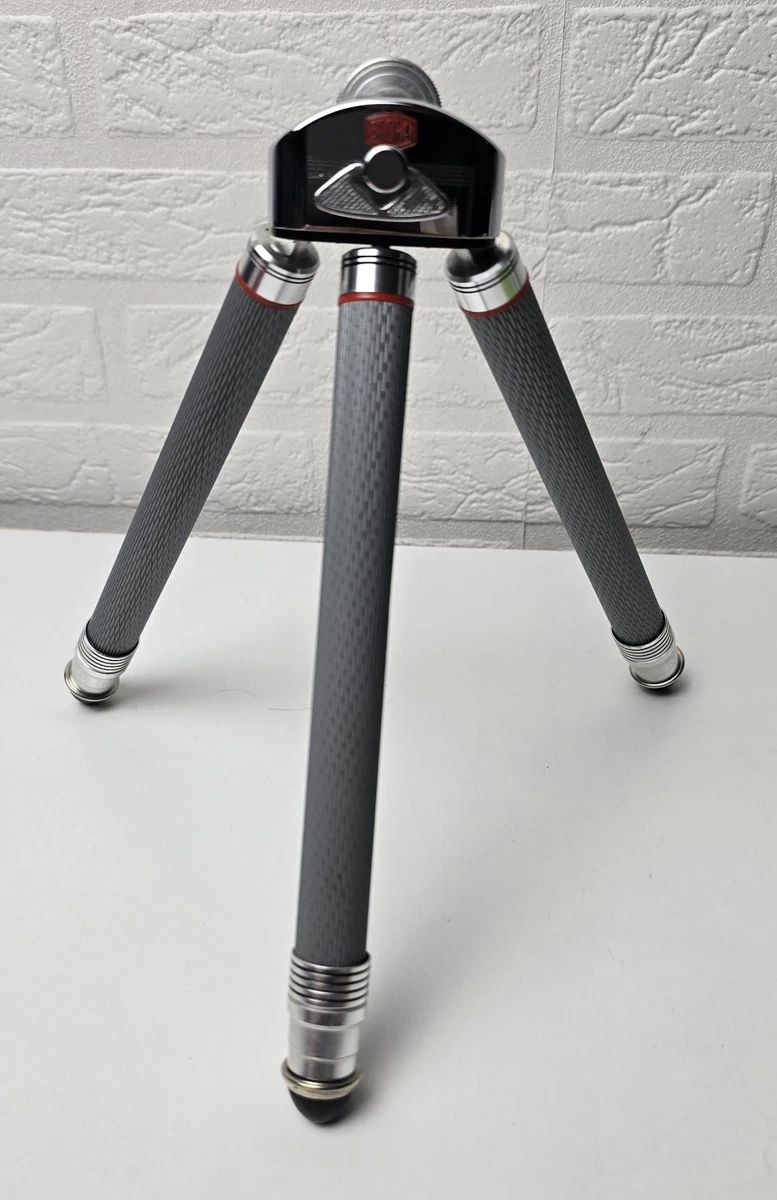 Vintage Bilora Biloret Excelsior 1017 Dreibein-Kamerastativ mit Lederetui