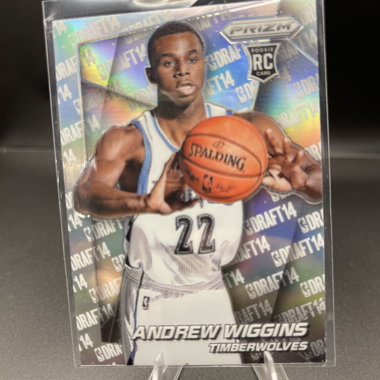 Andrew Wiggins 2014 Panini Prizm SP Photo Variation #31 Rookie RC Timberwolves
