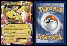 Pikachu EX XY84 HEAVILY PLAYED XY Promo Holo Pokemon on eBay