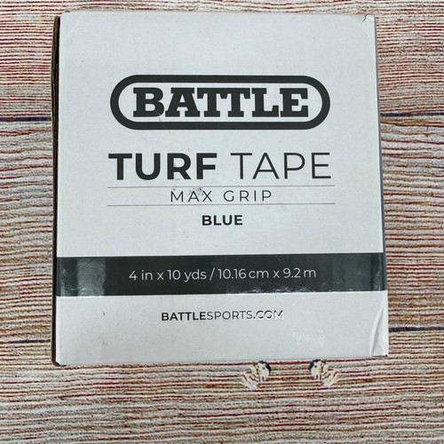 Battle Sports Max Grip Turf Tape Blue 4in  Football Protection