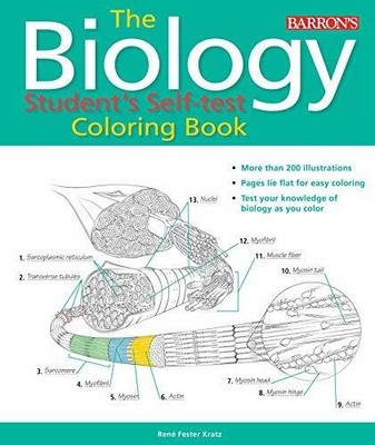 Biology Student's Self-Test Coloring Book Buch Barrons Educational Services