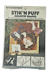 Banar Stik'N Puff Country Shapes Goose Padded Foam Soft Sculpture No Sew Craft