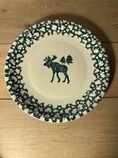 Folk Craft Tienshan MOOSE COUNTRY Stoneware 12" Serving Chop Plate Dish Platter