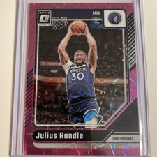 2024-25 Panini Donruss Julius Randle #224 [Pink Velocity] Prizm 23/79