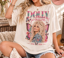 Dolly Parton tribute Butterfly T Shirt 1946 2026