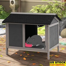 Outdoor Cat Feeding Shelter Stray Cats Windproof Rainproof Monitor Available New