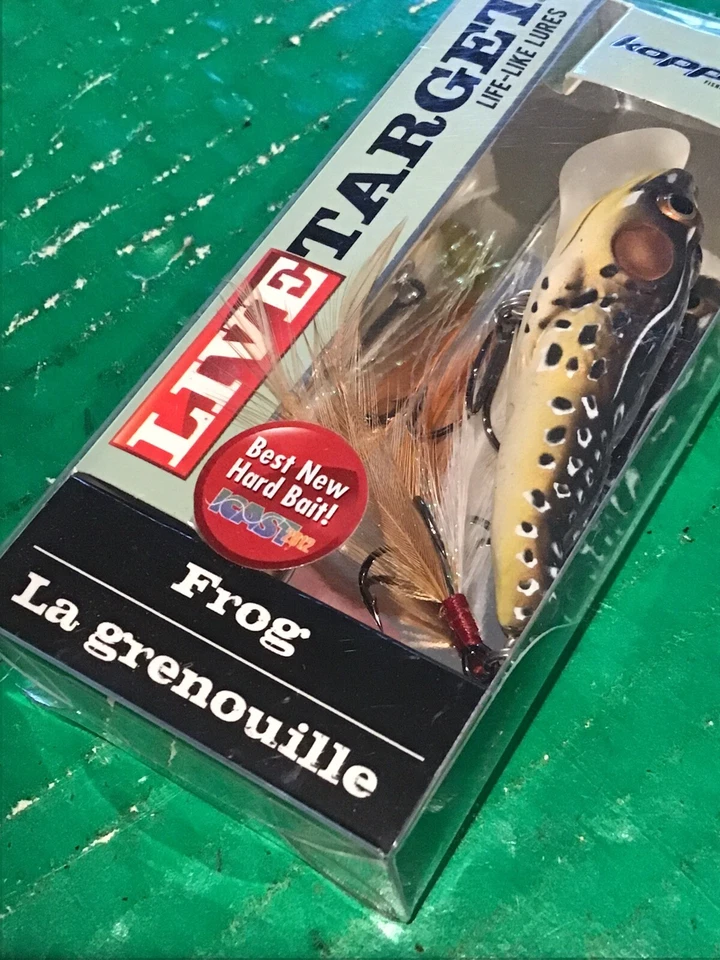 Lot of 2 Koppers Live Target Walking Frog Lure 3” & 3 PK Goby Swimbait - Image 4 of 4