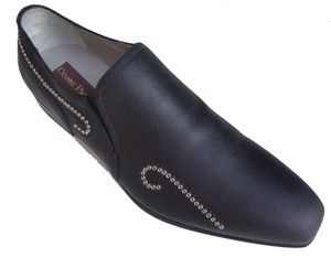 stylish black loafers