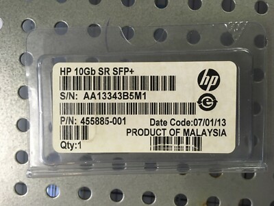 HP 455885-001 10GBE SR SPF+ TRANCEIVER | eBay