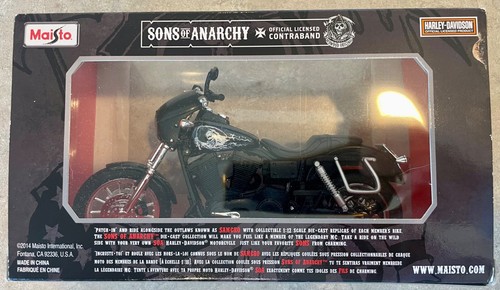 Maisto Sons of Anarchy 2003 Harley Davidson Dyna Super Glide Sport Jax Teller - Picture 3 of 4