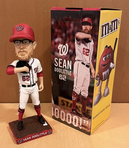 Washington Nationals Sean Doolittle Bobblehead SGA 2018 Curly W NIB
