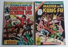 Master of Kung Fu #23 & King-Size Annual #1, 2 Book Lot MVS Intact 
