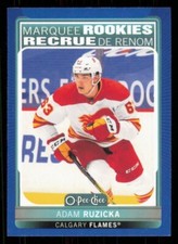 2021-22 O-Pee-Chee Blue Border Marquee Rookies Adam Ruzicka RC #650