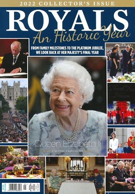 Royals Magazine, Collector's Issue, Queen Elizabeth, Jubilee, King Charles, 2022