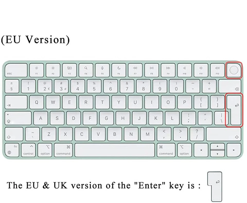 Ultra Thin Transparent TPU Keyboard Cover for iMac 24 inch Magic Keyboard 2021 - Image 4 of 4