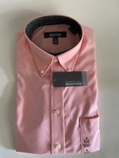 Kenneth Cole Reaction Pinpoint Non Iron Dress Shirt Men s M