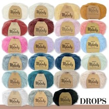 Drops 5 x 50 g Melody Stricken Häkeln Alpaka Schurwolle Alpaca weich 23 Farben