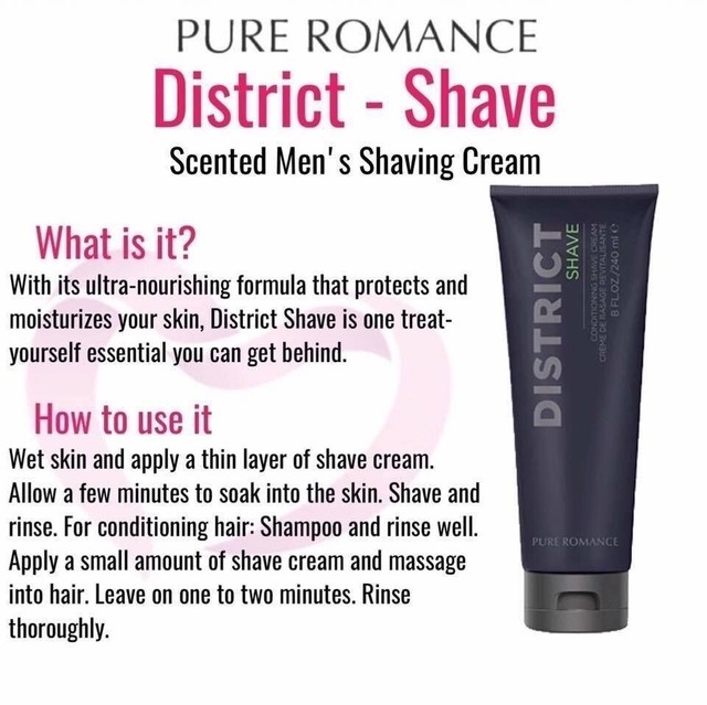 Pure Romance SHAVE DistrictConditioning Cream Skin & Body Care For