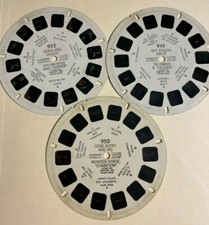 View-Master 3 Reels -Cowboys  Horses- Roy Rogers, Gene Autry, Hopalong Cassidy
