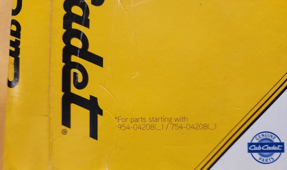 Cub Cadet Transmission Drive Belt w/ Variable Speed Drive 954-04208 & 754-04208A - Image 4 of 4