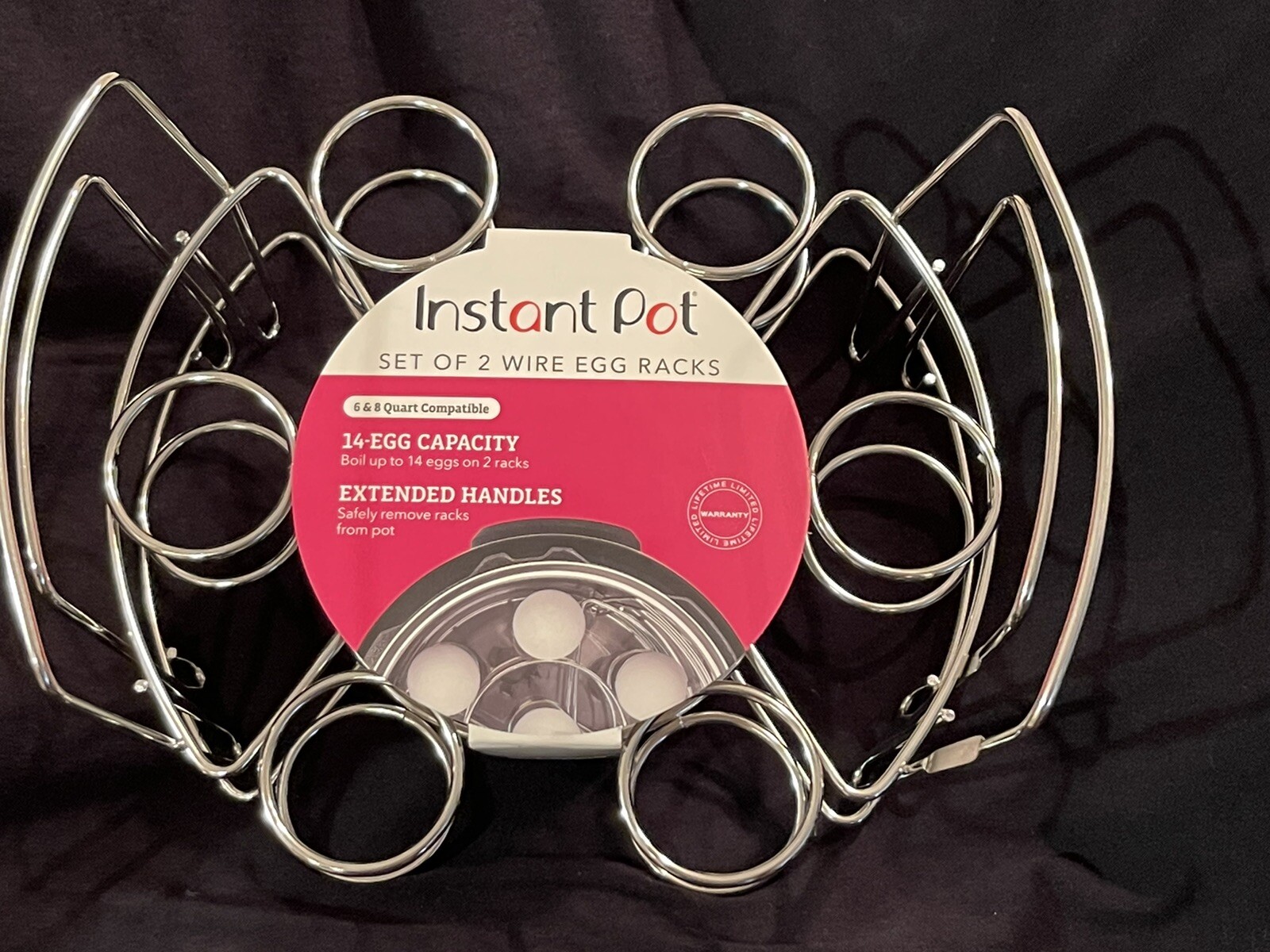 Instant Pot Authentic Wired Egg Rack 12 Capacity NWT-image