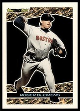 1993 Topps Black Gold Roger Clemens  #27 Boston Red Sox Baseball Card