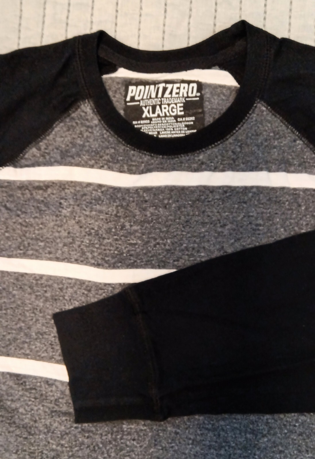Y2K POINT ZERO Mens Womens XL Long Sleeve T Shirt Black White Gray Grunge  Cobain – ASA College: Florida
