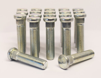 20 x M12 x 1.25 Replacement Wheel Studs, 14.3mm Spline, 50mm Thread