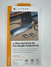 Hyper HyperDrive Next 6 Port USB-C Hub for MacBook Pro Surface pro laptop PC