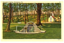Spanglers Spring Gettysburg PA Postcard