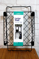 NEW  Wexford Wire Locker Shelf 12" Tall / 10" Wide Stackable Black