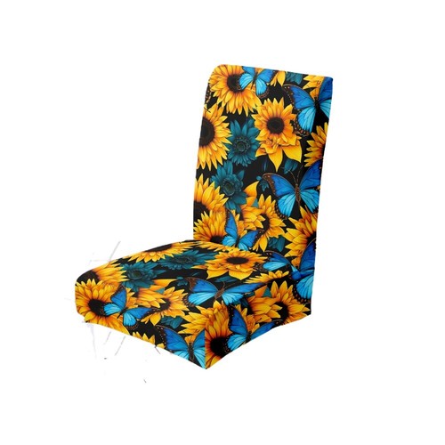 Thickened Sunflower Elastic Chair Cover Dustproof Chair Cushion Office - Picture 9 of 13
