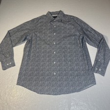 Hart Schaffner Marx size L floral Long sleeve button up shirt mens