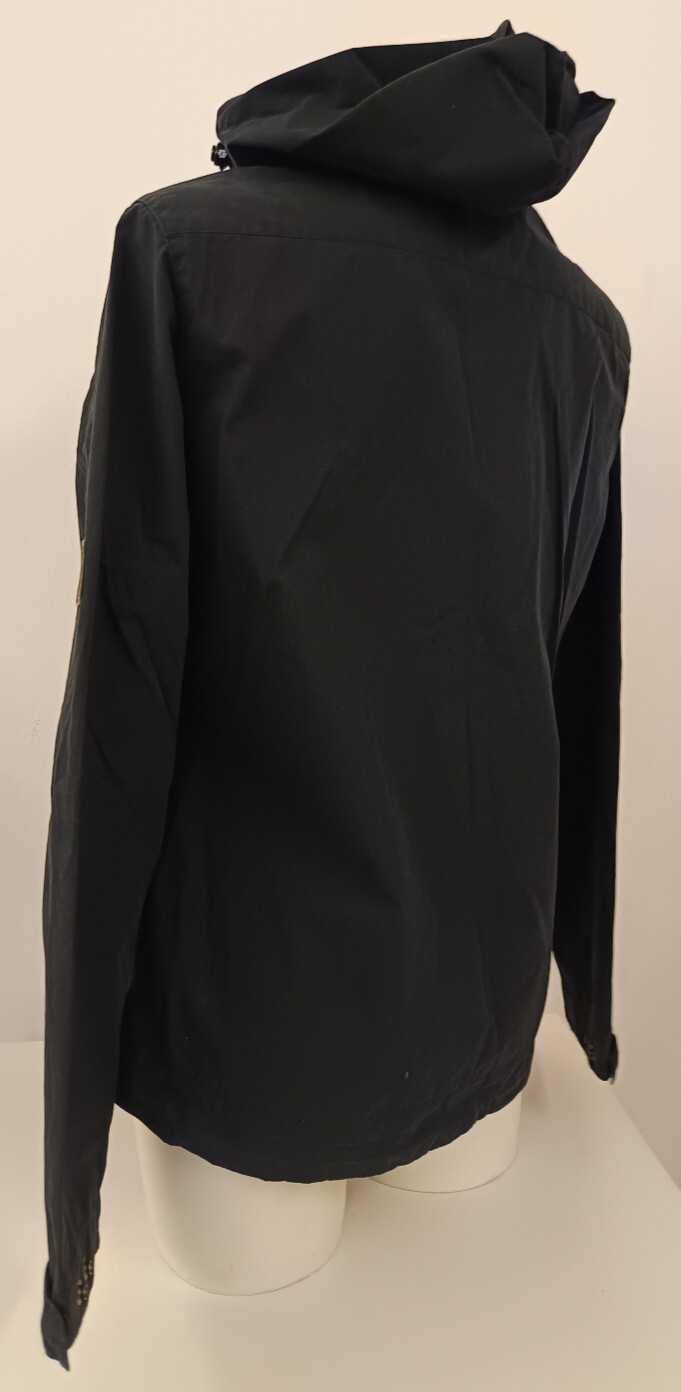 Jack Wolfskin Outdoor Hooded Jacket Size 40 M Top Black Summer Transition image 6