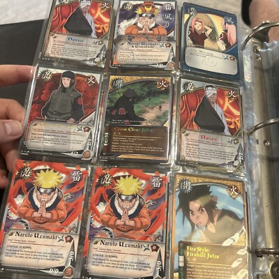 9 Card Full Page Naruto Cards NM/LP!! #16 Rare foul letter | eBay