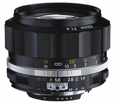 Voigtlander NOKTON 58mm F1.4 SLIIS Ai-S Black Rim for Nikon F