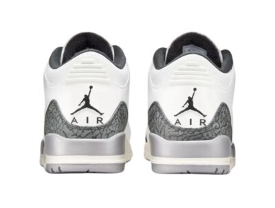 jordan 3 grey and white