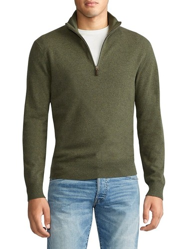 Quarter-Zip Merino Wool Sweater Lodon 